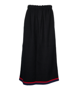 Gucci Sherry Line Skirt, Cotton, Black, UK 10, 3*