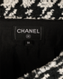 Chanel Houndstooth Tweed A-Line Skirt, &pound;550, Clothing, Black/White, Acrylic Plastic/Wool, Other view