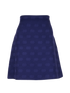 Gucci GG Mini Skirt, &pound;150, Clothing, Blue, Silk/Wool, Front view