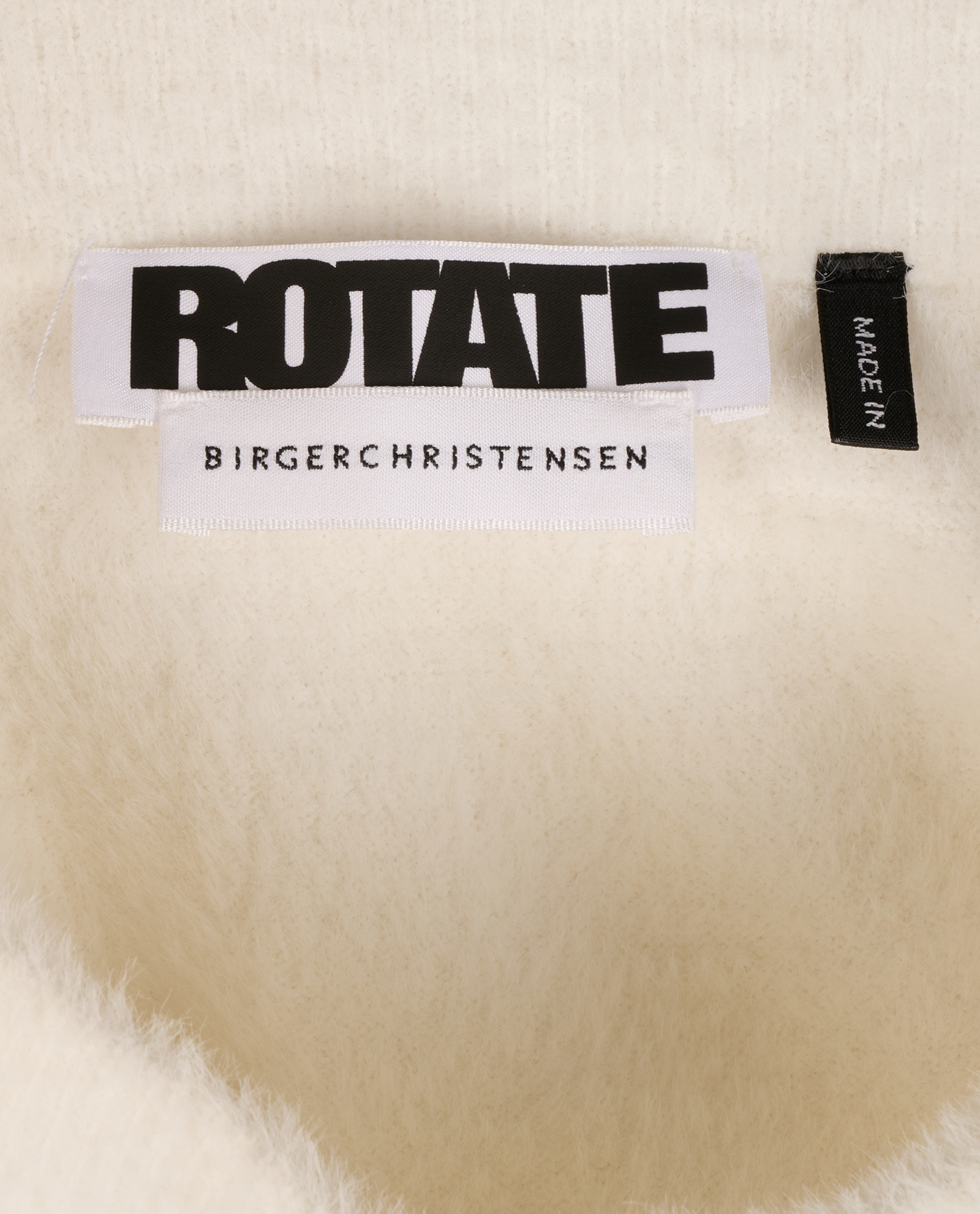 Rotate Knit Midi Skirt, &pound;95, Clothing, White, Nylon, Other view