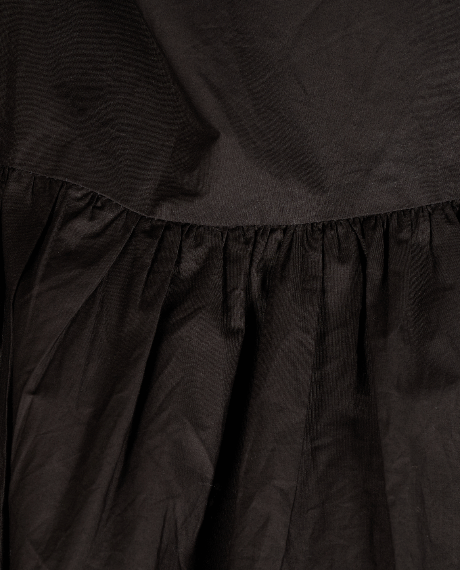 Ganni Poplin Maxi Skirt, &pound;80, Clothing, Black, Cotton, Other view