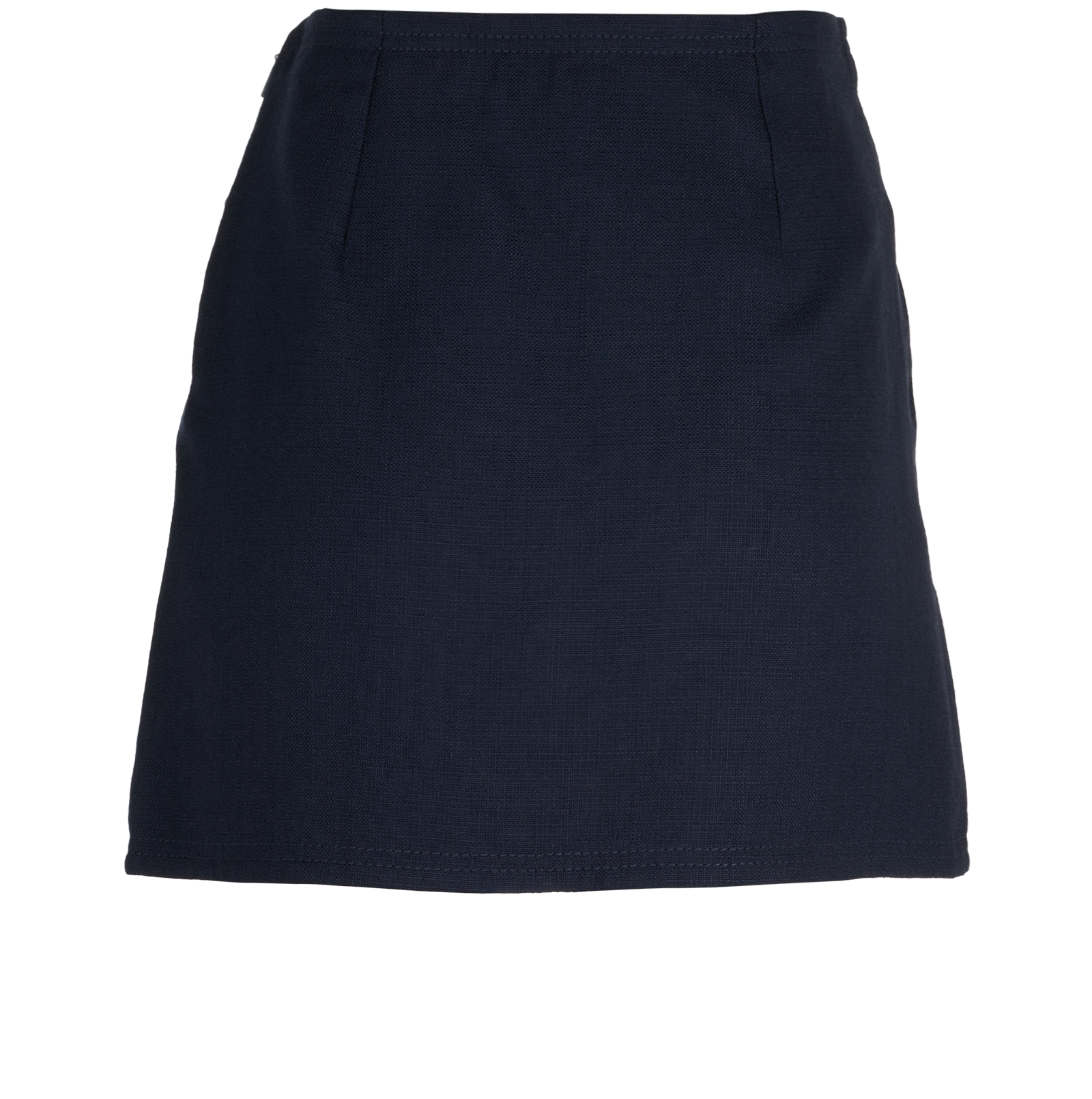 Gucci 2023 Double Breasted Button Mini Skirt, &pound;180, Clothing, Navy, Viscose, Back view