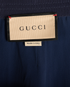 Gucci 2023 Double Breasted Button Mini Skirt, &pound;180, Clothing, Navy, Viscose, Other view