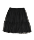 Gucci Tulle Tiered Skirt, &pound;220, Clothing, Black, Silk, Front view