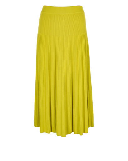 Joseph Knit Skirt, &pound;70, Clothing, Green, Wool, Front view