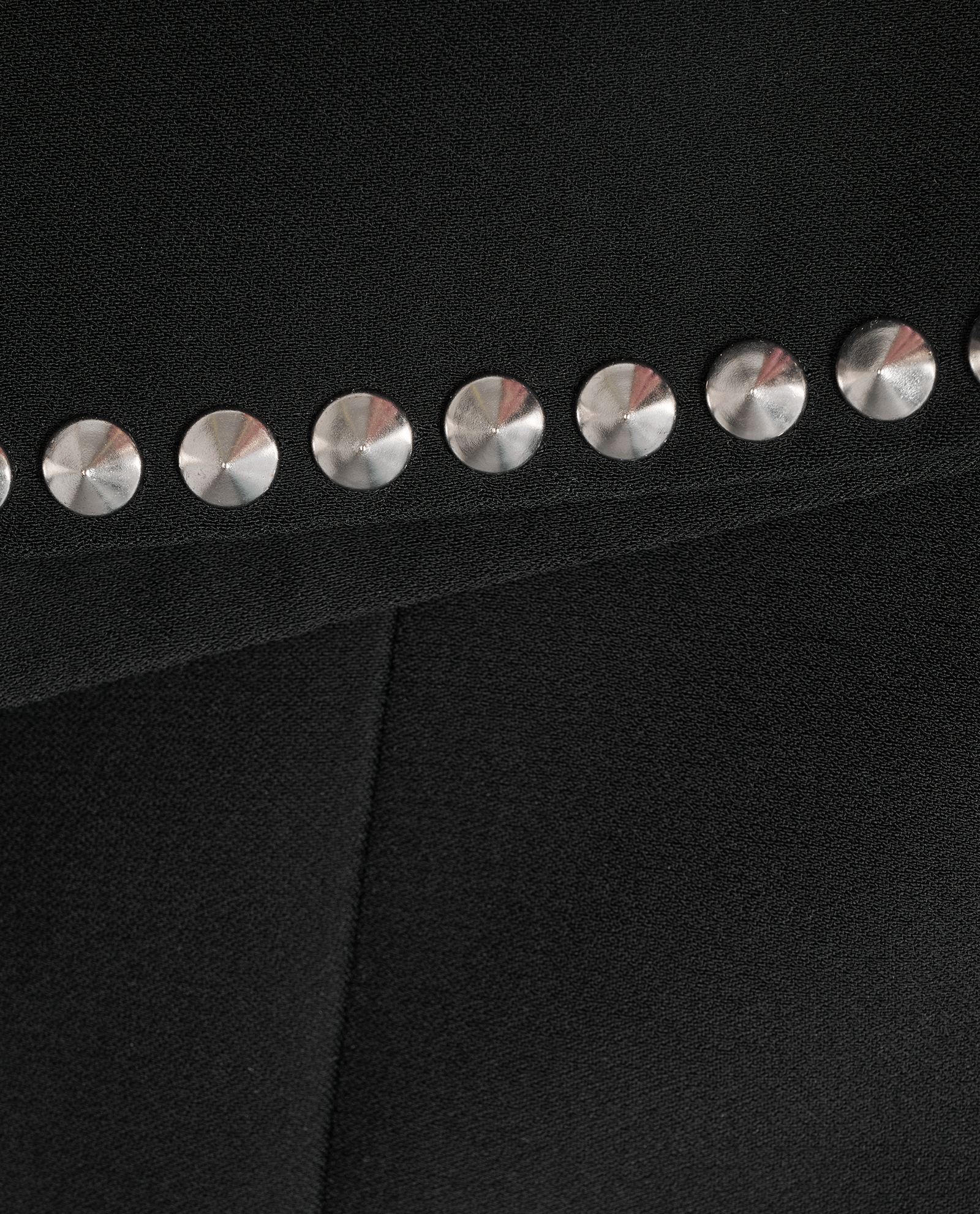 Miu Miu Studded Mini Skirt, &pound;175, Clothing, Black, Viscose, Other view