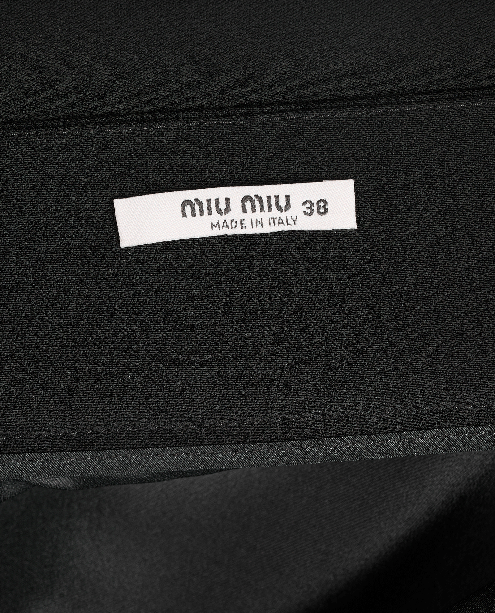 Miu Miu Studded Mini Skirt, &pound;175, Clothing, Black, Viscose, Other view