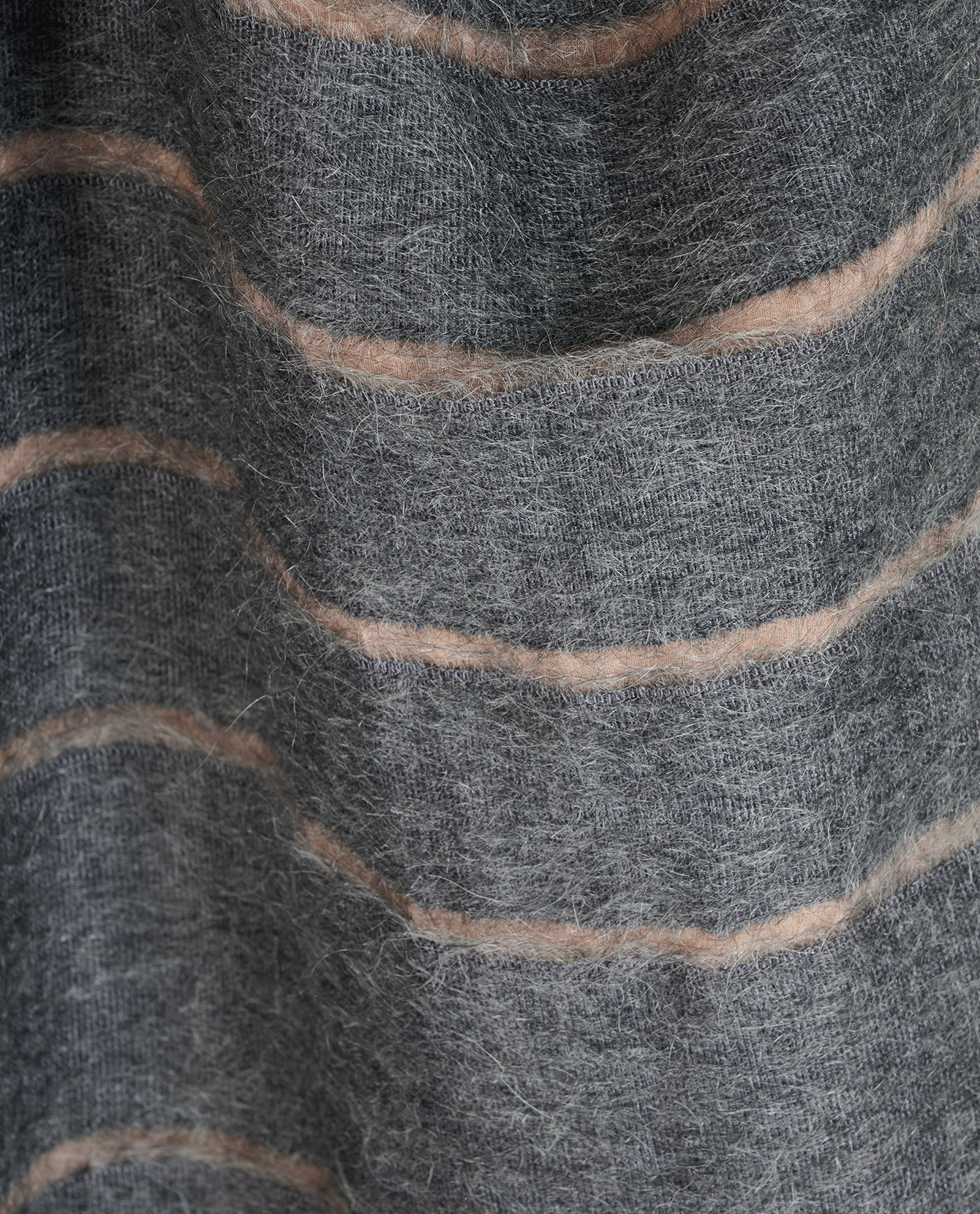 Fendi Vintage Striped Skirt, &pound;90, Clothing, Beige/Grey, Mohair/Silk, Other view