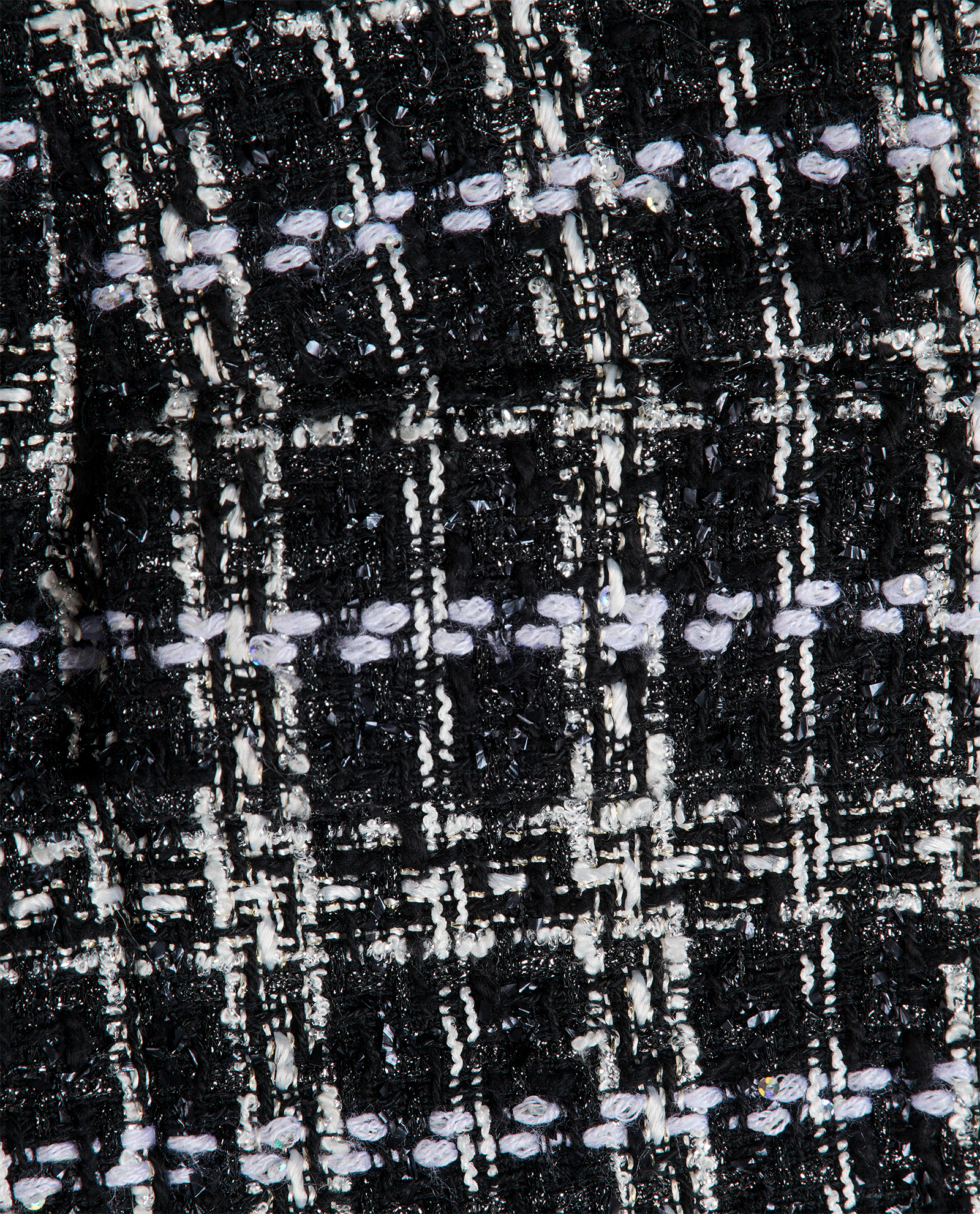 Balmain Tweed Mini Skirt, &pound;150, Clothing, Black/White, Viscose, Other view