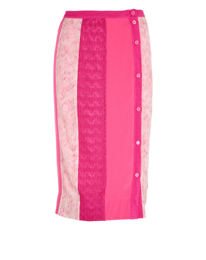 Missoni Knitted Skirt, &pound;125, Clothing, Pink, Viscose, Front view