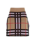 Burberry Check Mini Skirt, &pound;220, Clothing, Beige/Black, Polyester (Polymer), Back view