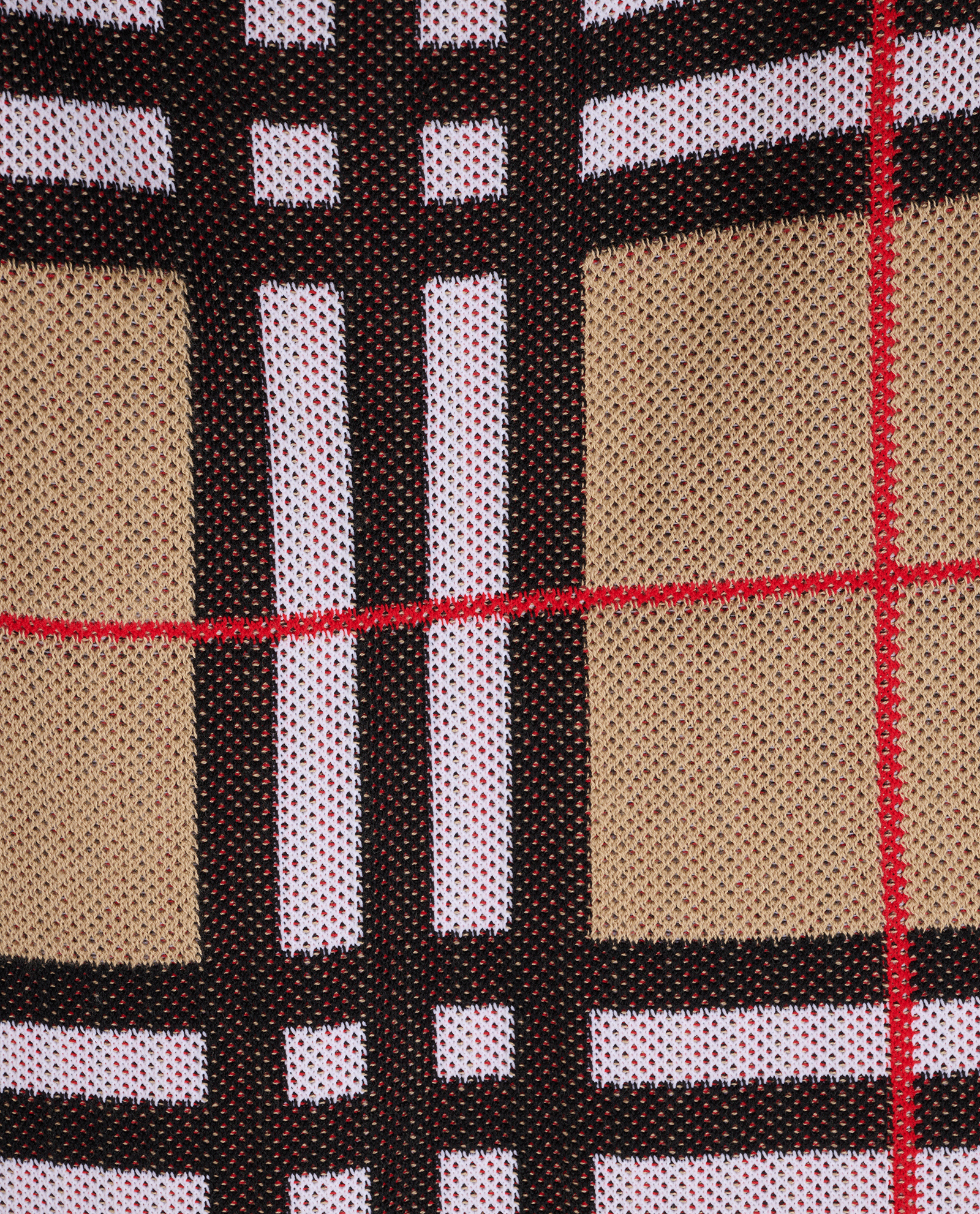 Burberry Check Mini Skirt, &pound;220, Clothing, Beige/Black, Polyester (Polymer), Other view