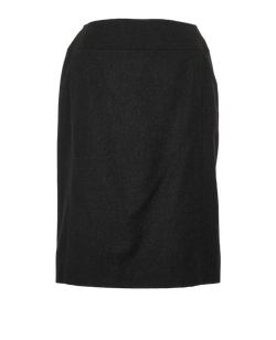 Chanel Pencil Skirt, Wool, Black, UK10, 1*