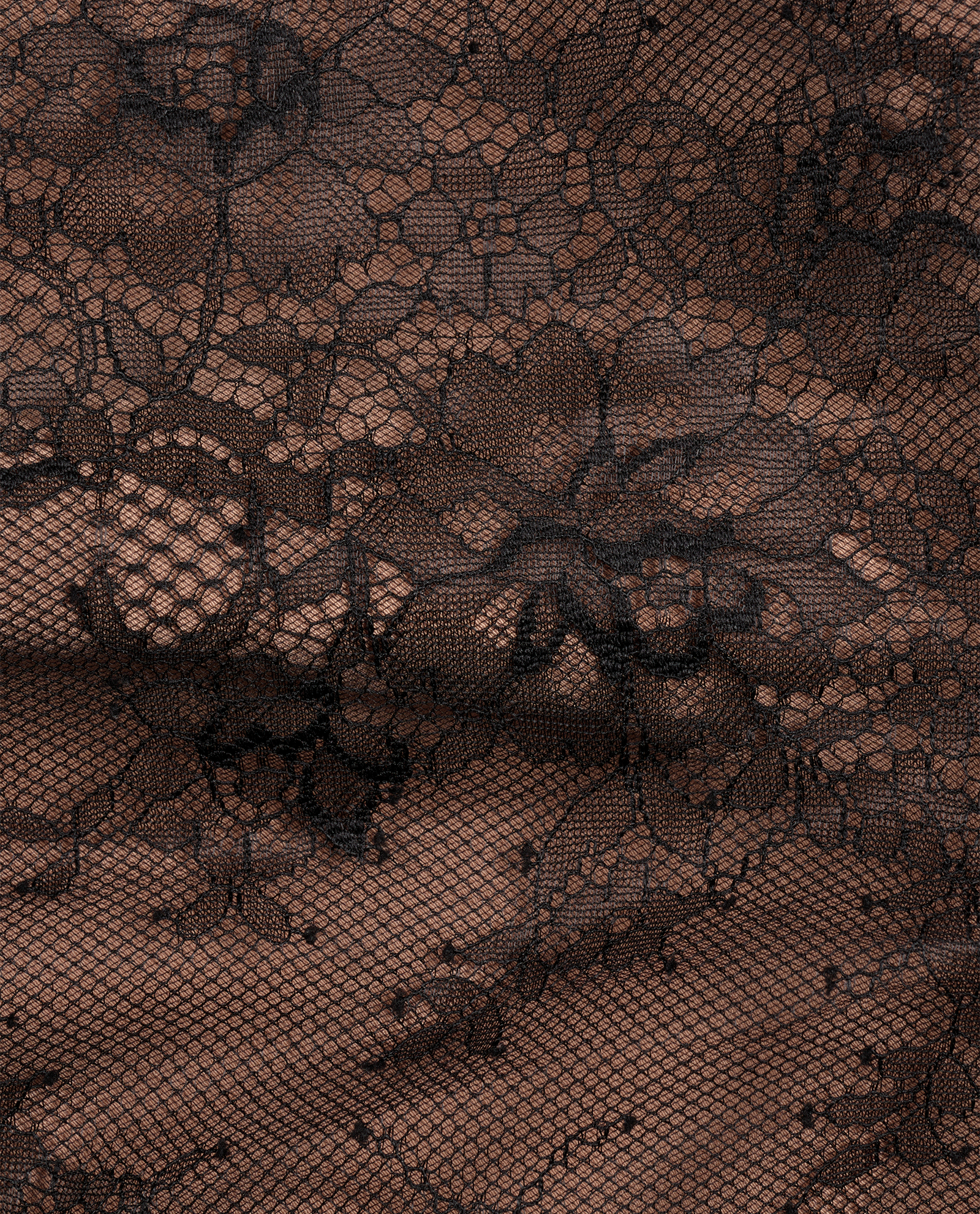 Self-Portrait Lace Midi Skirt, &pound;70, Clothing, Black, Polyester (Polymer), Other view