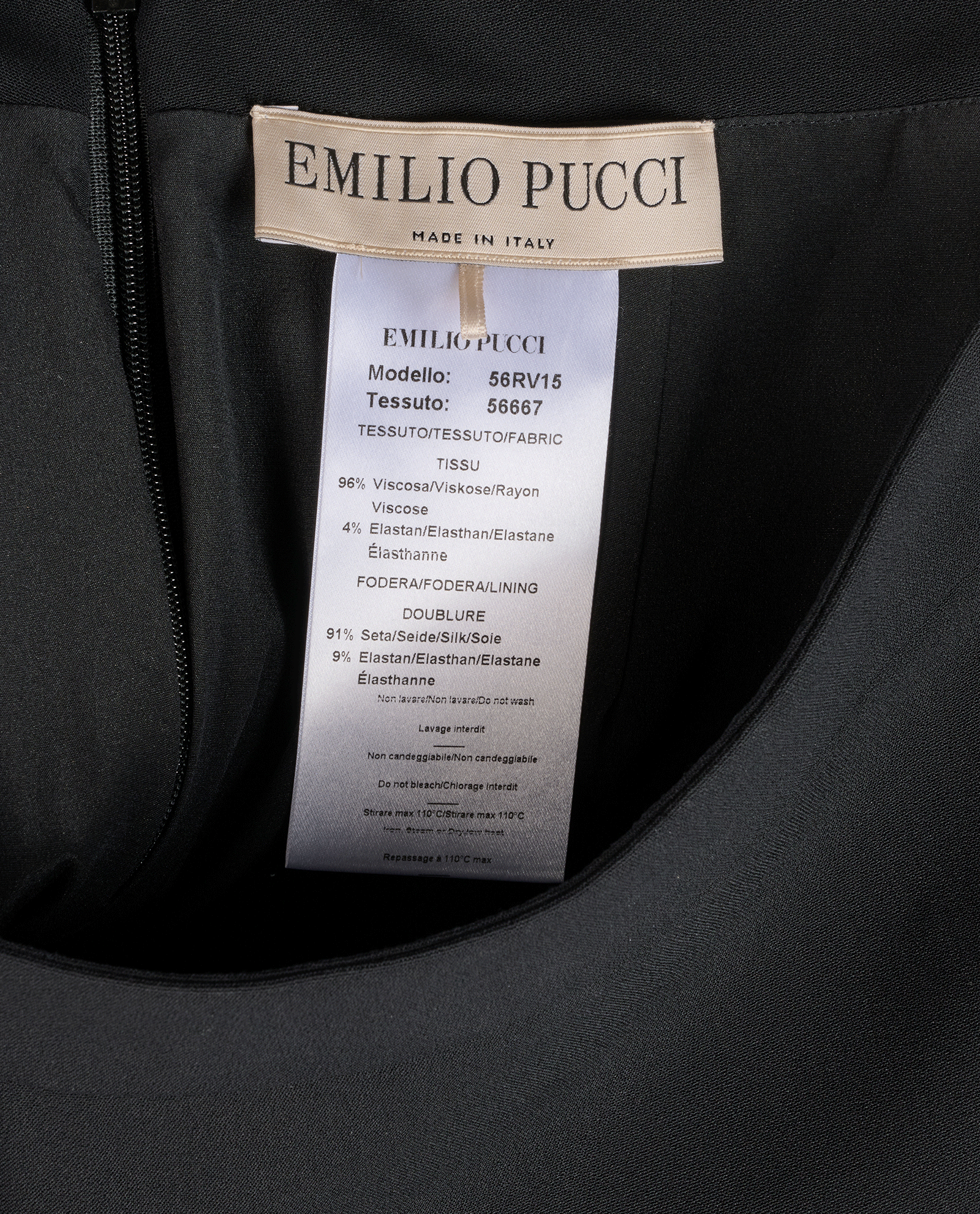 Emilio Pucci Maxi Skirt, &pound;75, Clothing, Black, Viscose, Other view