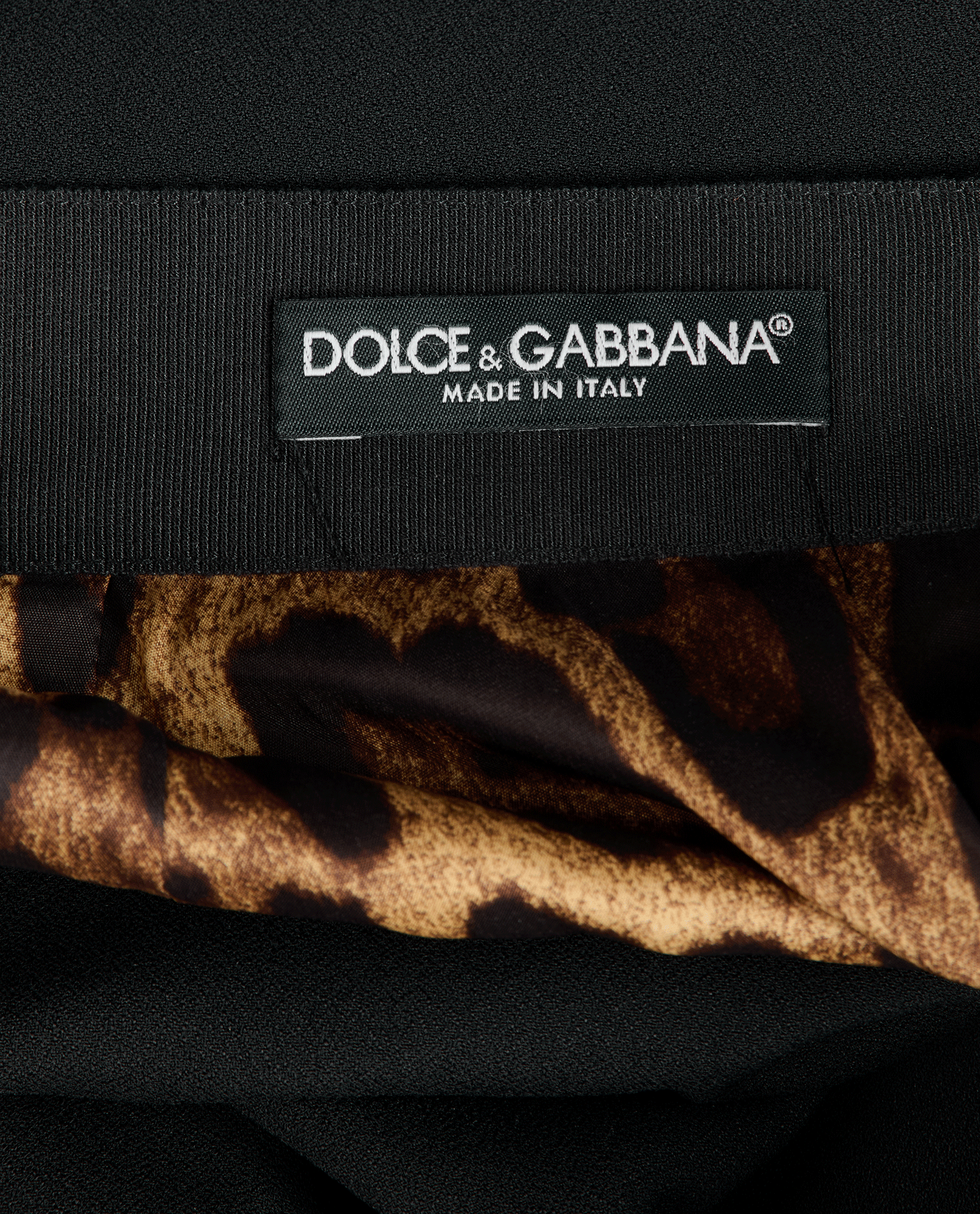 Dolce and Gabbana Rouched Midi Skirt, &pound;195, Clothing, Black, Acetate, Other view