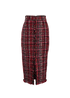 Alexander McQueen Tartan Tweed Skirt, &pound;220, Clothing, Red, Polyester Mix, Front view