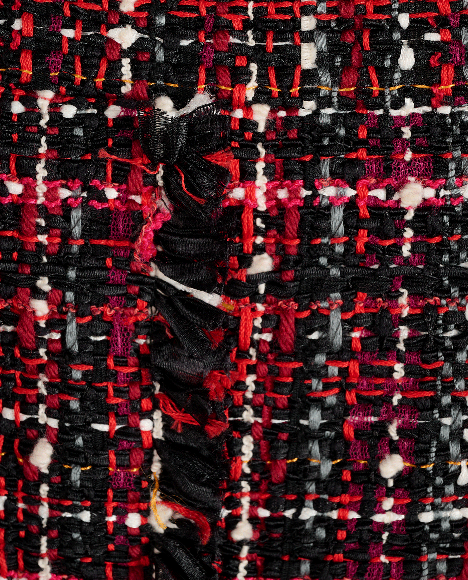 Alexander McQueen Tartan Tweed Skirt, &pound;220, Clothing, Red, Polyester Mix, Other view