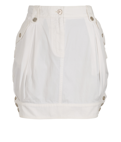 Dolce & Gabbana Mini Skirt, &pound;120, Clothing, White, Cotton, Front view