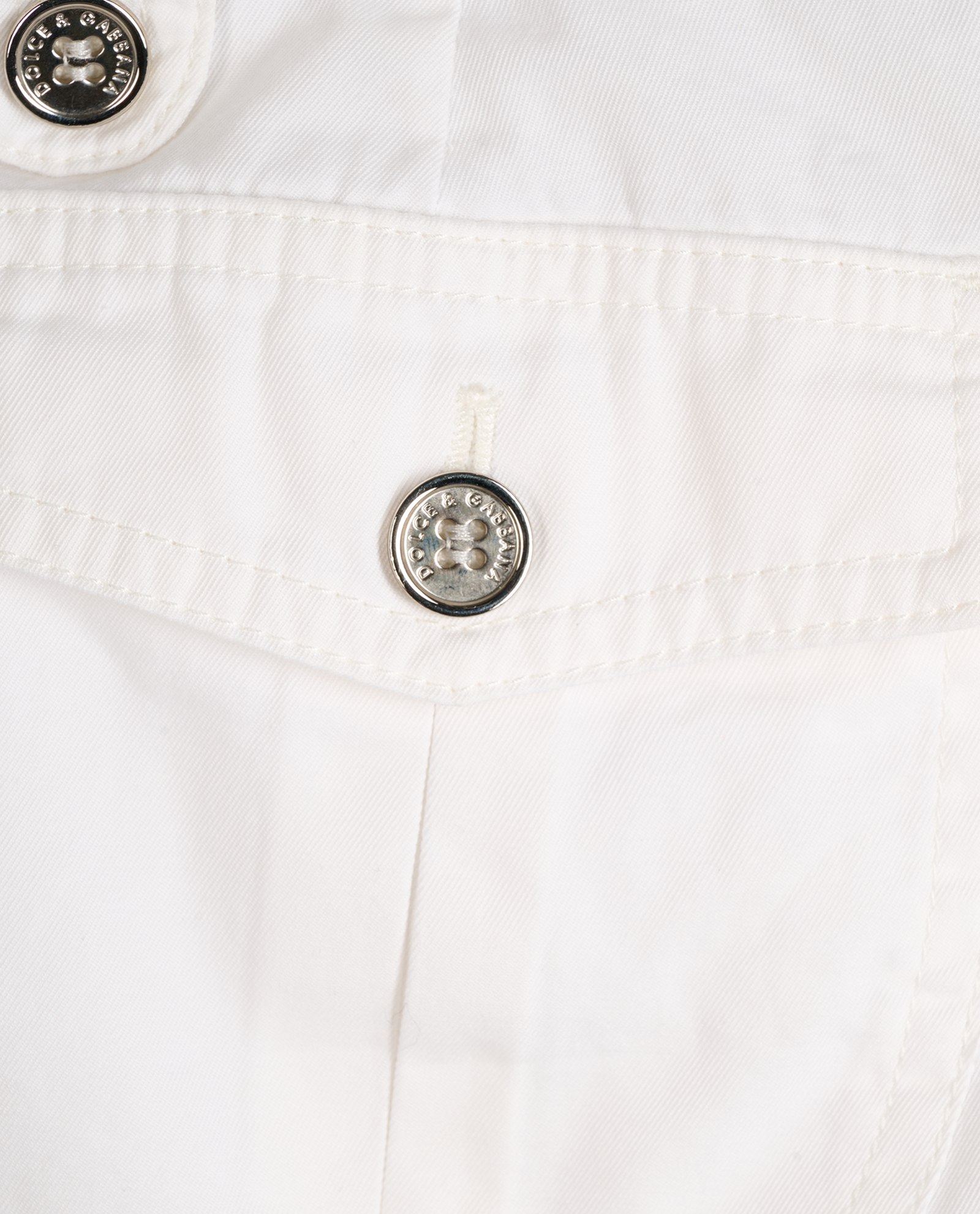 Dolce & Gabbana Mini Skirt, &pound;120, Clothing, White, Cotton, Other view