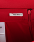 Miu Miu Midi Skirt, £250, Clothing, Red, Polyester (Polymer), Other view