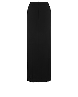 Maison Margiela Split Maxi Skirt, Nylon, Black, UK 10
