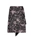 Marni Ruffle Jacquard Skirt, back view