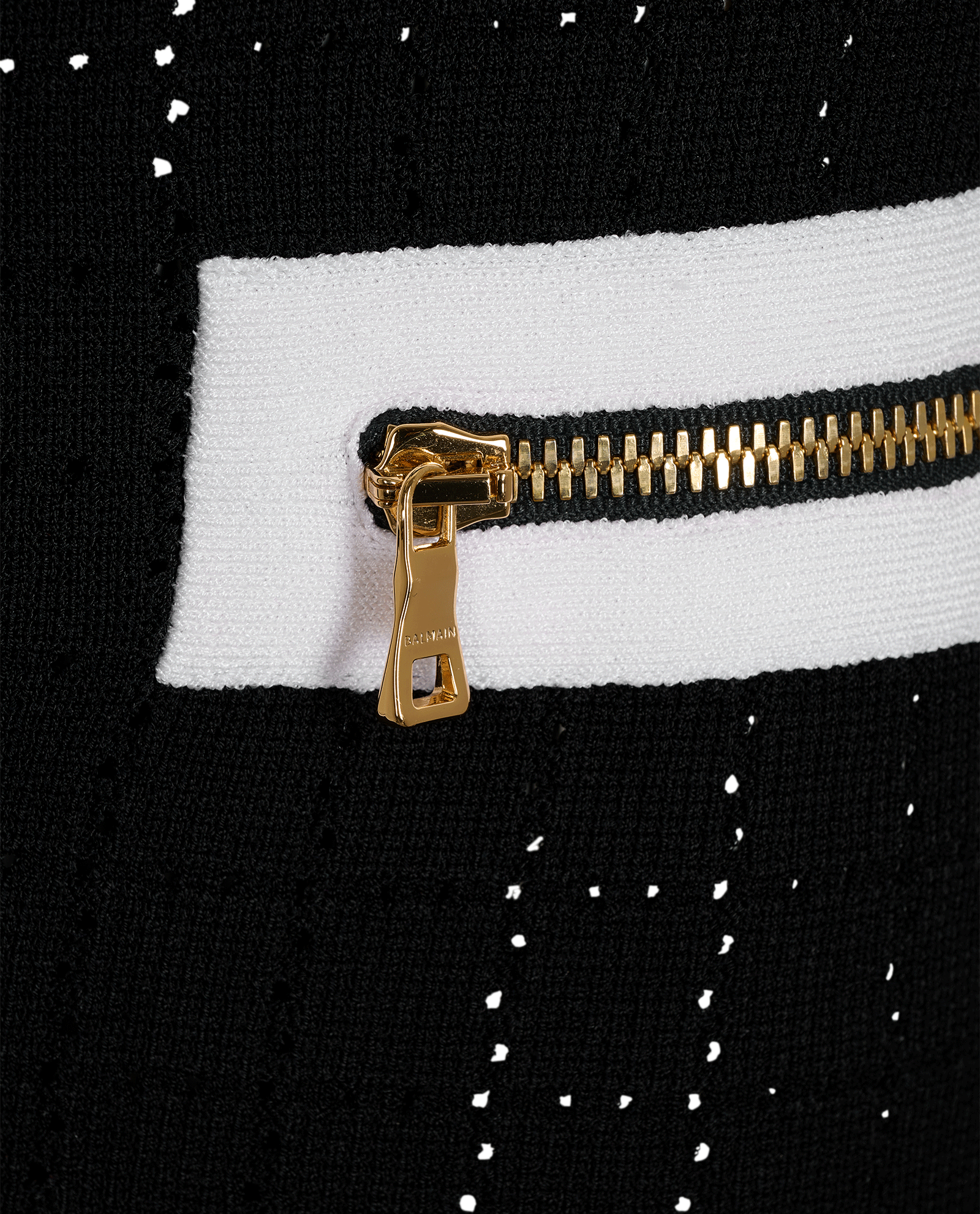 Balmain Front-Zip Mini Skirt, &pound;160, Clothing, Black, Viscose, Other view