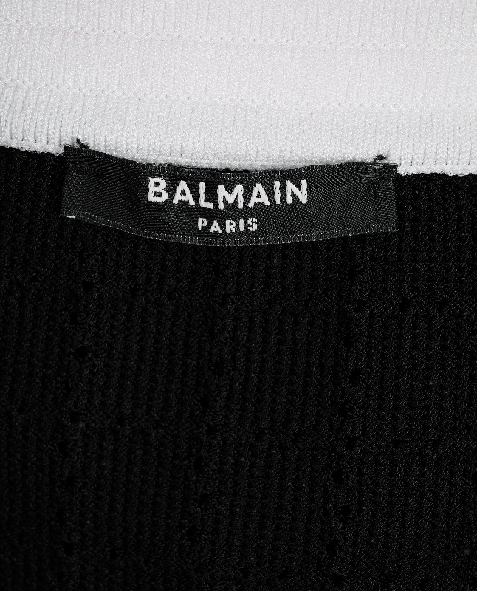 Balmain Front-Zip Mini Skirt, &pound;160, Clothing, Black, Viscose, Other view