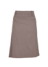 Celine Pleated Belt Skirt, &pound;250, Clothing, Taupe, Wool, Back view