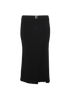 Givenchy Ribbed Skirt, &pound;140, Clothing, Black, Wool, Front view