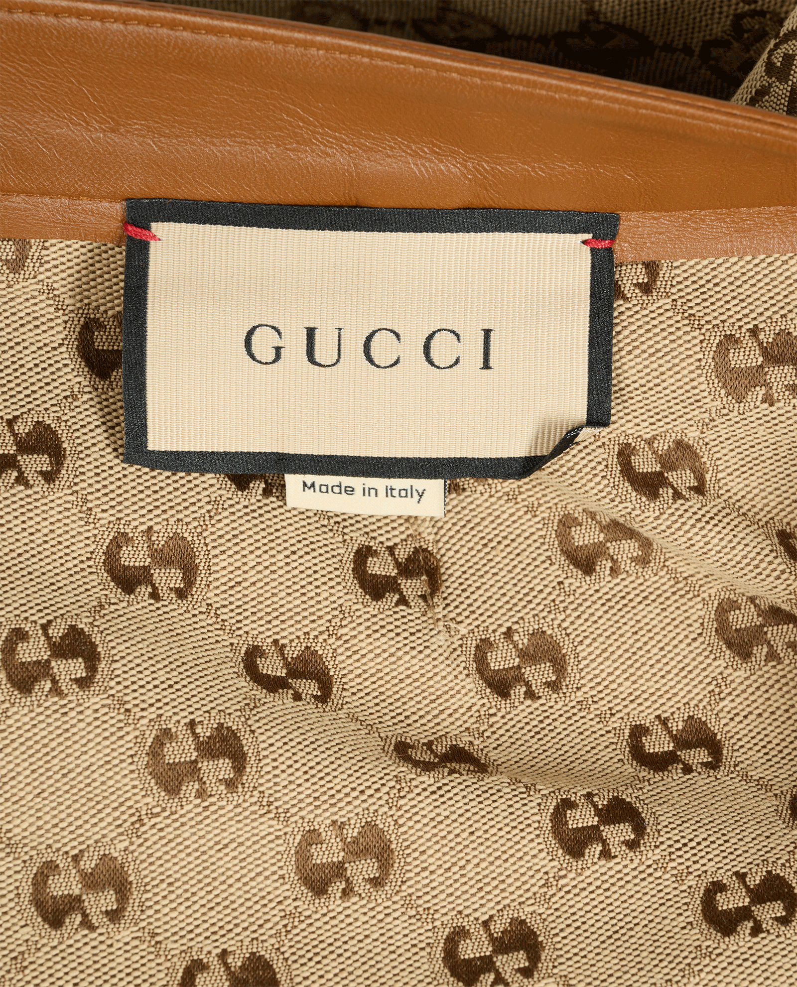 Gucci GG Mini Skirt, &pound;430, Clothing, Beige/Tan, Cotton/Leather, Other view