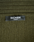 Balmain Button Details Knit Skirt, &pound;220, Clothing, Green, Viscose, Other view