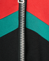 Gucci Zipped Midi Web Skirt, &pound;230, Clothing, Black/Green/Red, Wool, Other view