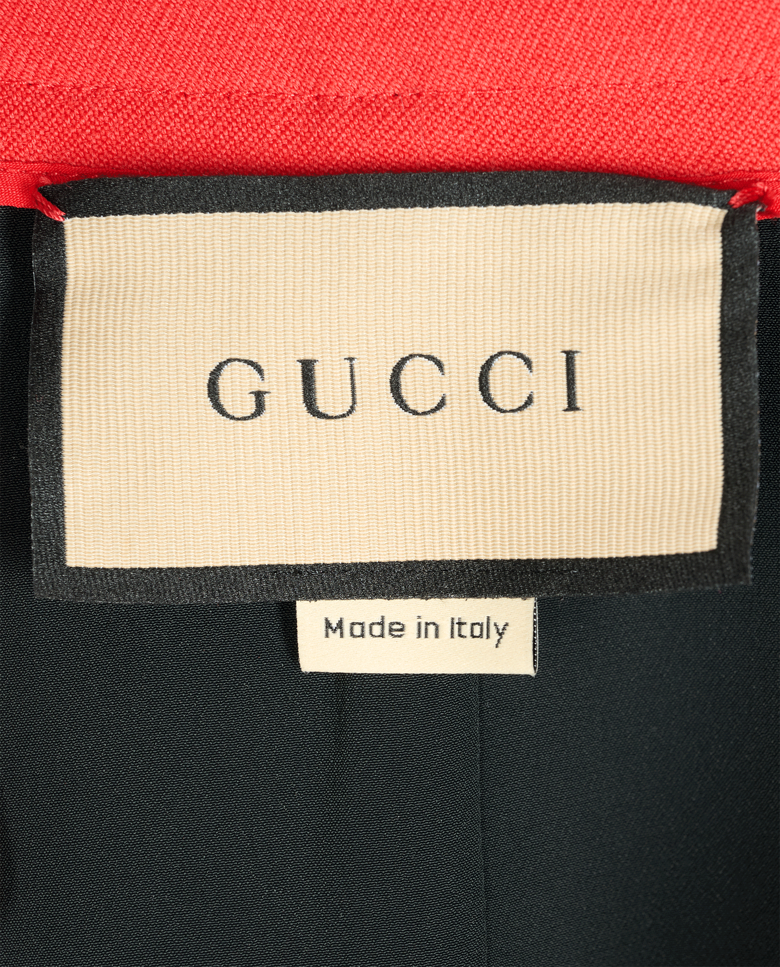 Gucci Zipped Midi Web Skirt, &pound;230, Clothing, Black/Green/Red, Wool, Other view