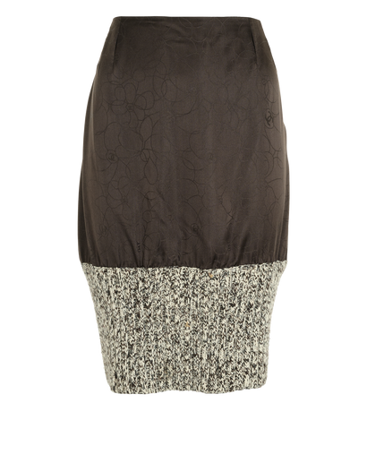 Chanel CC Skirt, &pound;175, Clothing, Brown, Wool, Front view