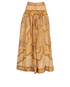 Zimmermann Wanderlust Maxi Skirt, &pound;320, Clothing, Beige/Gold, Cotton/Silk, Front view