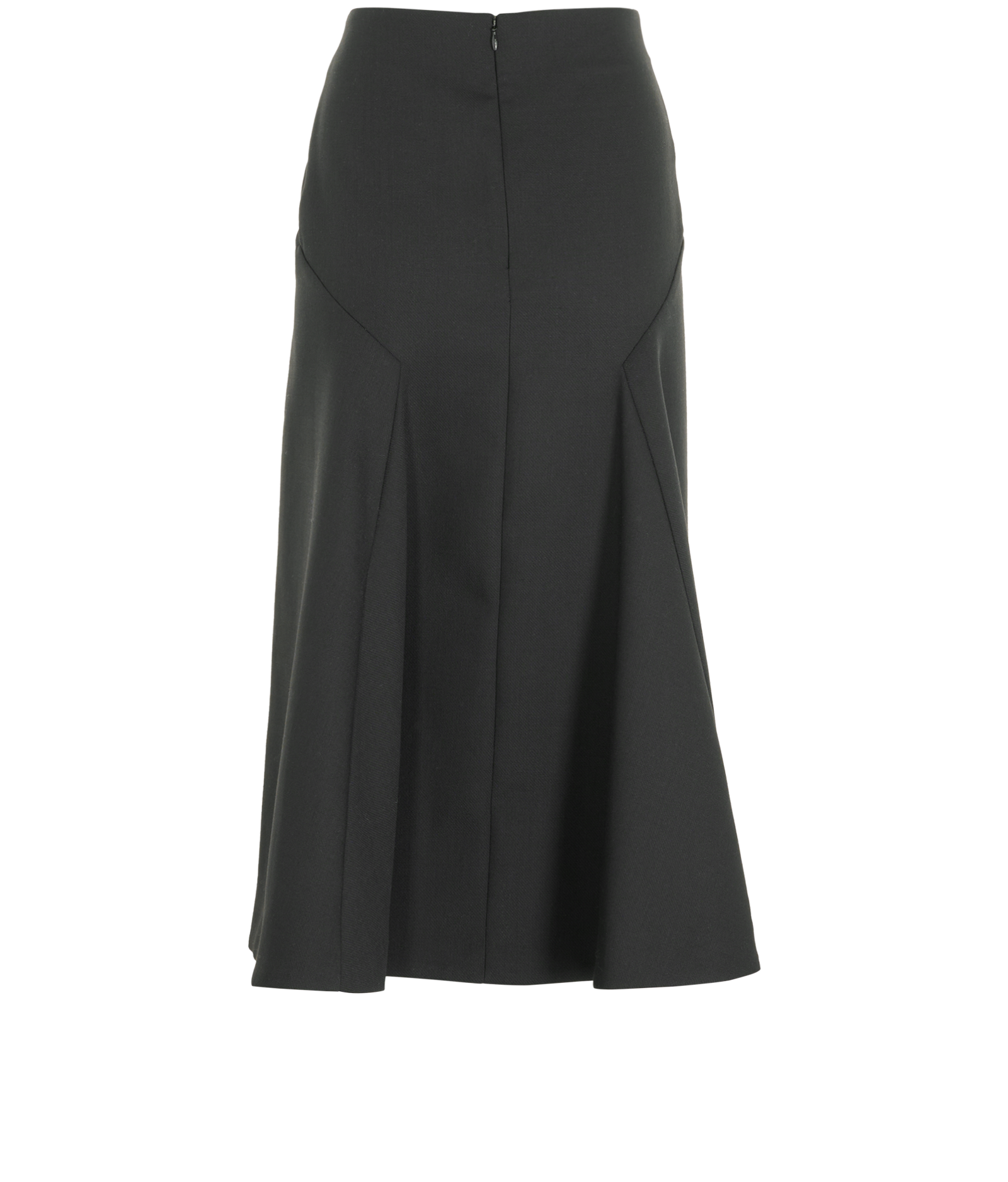 Joseph Gaby Midi Skirt, &pound;70, Clothing, Black, Wool, Back view