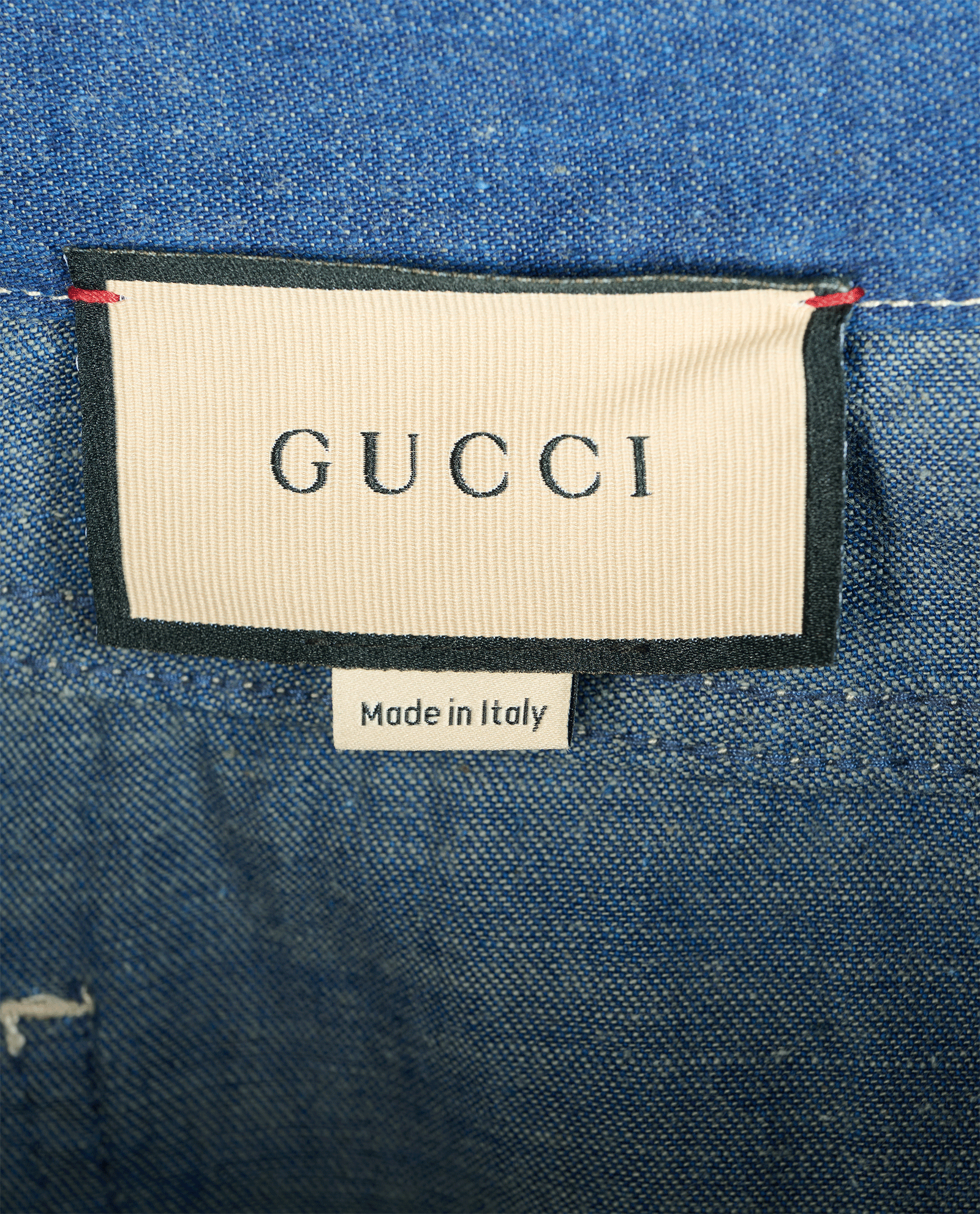 Gucci Midi Denim Skirt, &pound;390, Clothing, Blue, Cotton, Other view