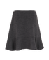 Joseph Ruffle Details Skirt, &pound;95, Clothing, Grey, Wool, Back view