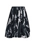 Acne Printed Bubble Skirt, front view
