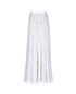 Alaia Pleated Maxi Skirt, back view