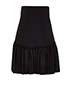 Alaia Lace Up Boned Skirt, back view