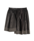 Alaia Eyelet Embellished Mini Skirt, &pound;450, Clothing, Black, Leather, Back view