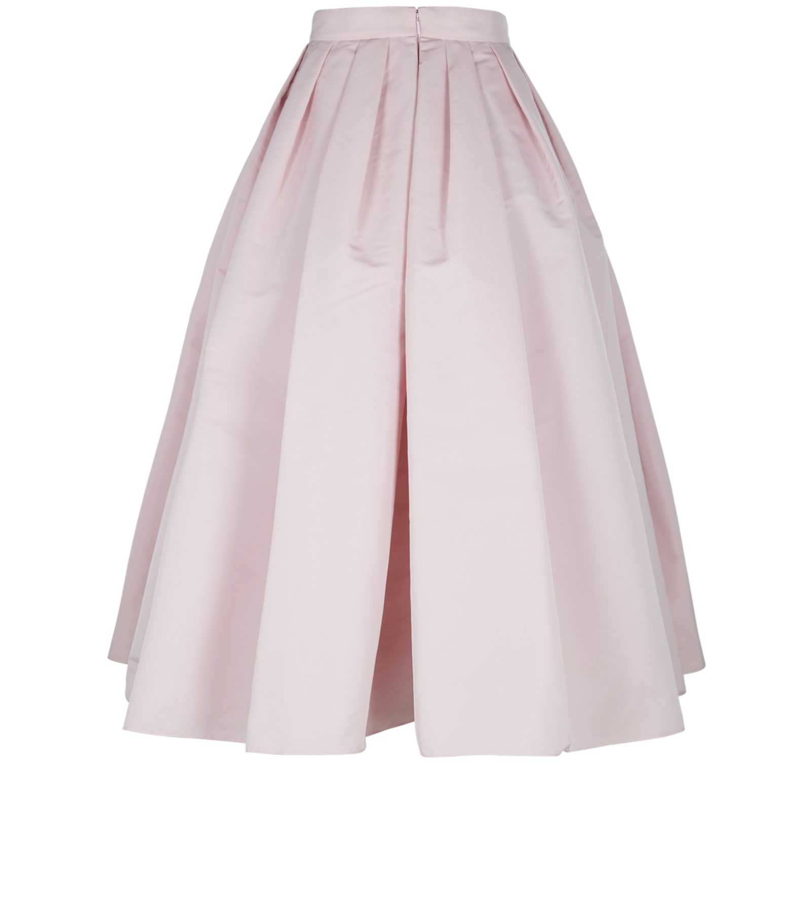 Alexander McQueen Pleated Skirt, &pound;370, Clothing, Pink, Polyester (Polymer), Back view