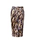 Amanda Wakely Feather Printed Pencil Skirt, back view