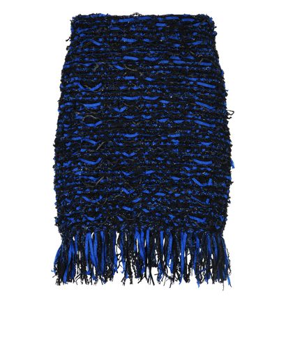 Balmain Fringed Pencil Skirt, front view