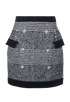 Balmain Zipped Detail Skirt, front view