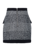 Balmain Zipped Detail Skirt, back view
