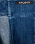 Balmain Denim Skirt, &pound;180, Clothing, Blue, Cotton, Other view